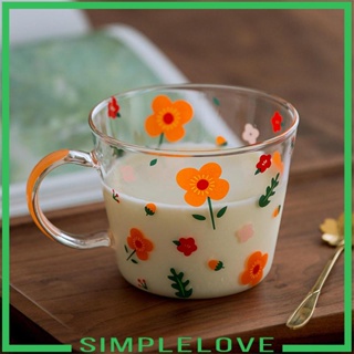 [Simple] แก้วกาแฟ พร้อมหูจับ สําหรับใส่เครื่องดื่ม โยเกิร์ต อาหารเช้า