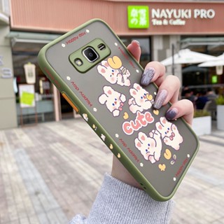 เคสโทรศัพท์มือถือ ซิลิโคนนุ่ม กันกระแทก ลายการ์ตูนกระต่ายน่ารัก สําหรับ Samsung galaxy J2 2015 J2 Prime