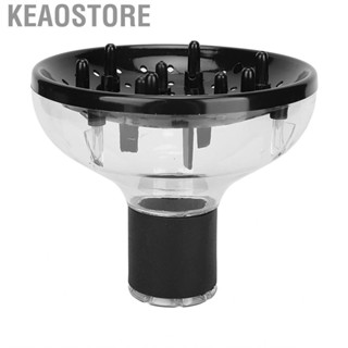 Keaostore Hair Diffuser Attachment Fashionable PC Portable Dryer Safe Heat Distribution for Men Women Salon