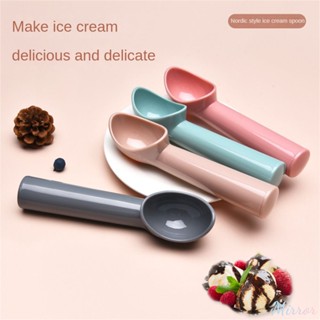 4 สีช้อนไอศครีมผลไม้ Scoop เครื่องมือครัวเรือนครัวไอศครีม Scoop ทนทานหนา Pp พลาสติก Ice Cream Scoop M