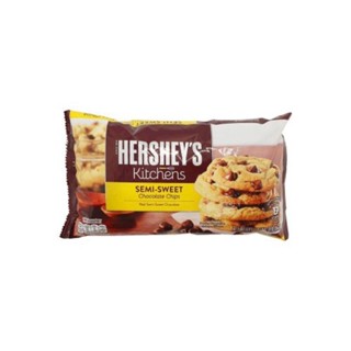 เฮอร์ชีส์ เซมิสวีท ช็อกโกแลตชิพส์340ก.Hersheys Semi-Sweet Chocolate Chips 340g