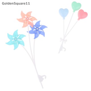 Goldensquare โมเดลลูกโป่งกังหันลมจิ๋ว 1:6 หลากสี สําหรับตกแต่งบ้านตุ๊กตา สวน 1 ชุด