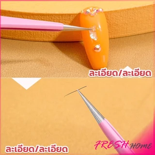 แหนบตรง พร้อมหัวกดซิลิโคน เลือกอัญมณี พลอยเทียม สําหรับตกแต่งเล็บ tweezers