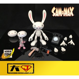 [Domestic พร้อมส่ง] ฟิกเกอร์ BFS Boss Strike Sam and Max Little White Rabbit Sam 20 ซม.