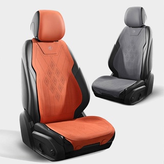 New Car Cushion Four Seasons Universal Ultra-Thin Suede Seat Cover Breathable Saddle Cushion Light Luxury Small Waist Seat Cushion Car Fashion Seat Cushion Cover