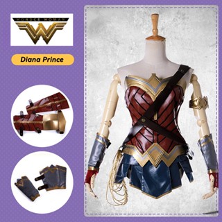 ชุดเครื่องแต่งกายคอสเพลย์ Marvel Wonder Woman Dianas Battle Suit เหมาะกับวันฮาโลวีน สําหรับผู้หญิง