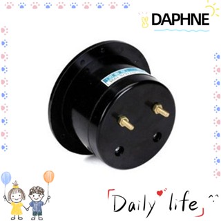 Daphne โวลต์มิเตอร์ DC 65C5 พลาสติก ทรงกลม แบบพกพา สีดํา 0-15 V สําหรับช่างไฟฟ้า