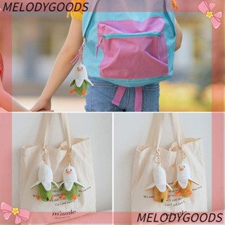 MELODG พวงกุญแจ จี้รูปกล้วย เป็ด ขนปุยนุ่ม สําหรับผู้หญิง
