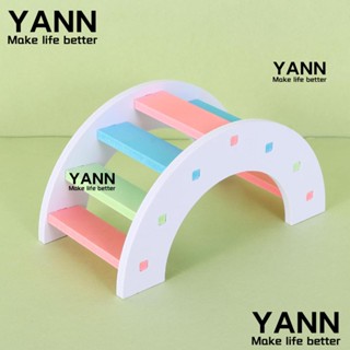 Yann1 บ้านไม้ ขนาดเล็ก อุปกรณ์เสริม สําหรับหนูแฮมสเตอร์