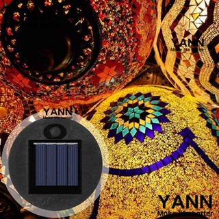 Yann1 โคมไฟ LED พลังงานแสงอาทิตย์ ทรงกลม แบบเปลี่ยน สําหรับแขวนตกแต่งสวน