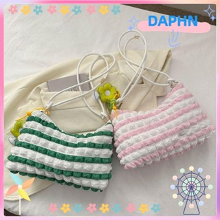 DAPHS กระเป๋าสะพายไหล่ ลําลอง สีพื้น ทรงเมสเซนเจอร์