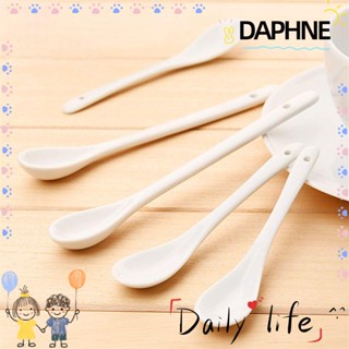 Daphne ช้อนกาแฟ ไอศกรีม ชา ขนมหวาน กระดูกเซรามิค 1/3 ชิ้น