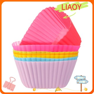 Liaoy แม่พิมพ์กระดาษห่อมัฟฟิน สุ่มสี DIY