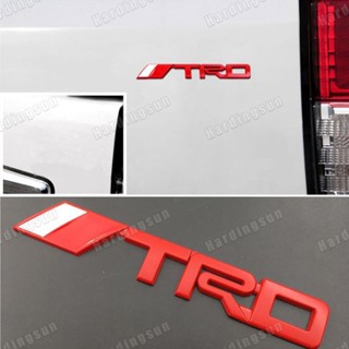 สติกเกอร์โลหะ ลายโลโก้ TRD สําหรับตกแต่งรถยนต์ Toyota Reiz Revo Sienta Harrier Chr Fortuner Vios 1 ชิ้น