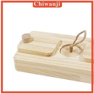 [Chiwanji] ของเล่นไม้ให้อาหารหนูแฮมสเตอร์ กระต่าย ชินชิล่า ขนาดเล็ก