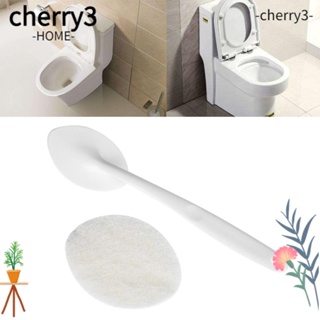 Cherry3 แปรงฟองน้ํา พลาสติก แบบเปลี่ยน สําหรับทําความสะอาดพื้นห้องน้ํา