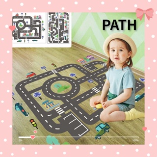 Path สติกเกอร์แผนที่จราจร มีกาวในตัว สําหรับตกแต่งพื้น ที่จอดรถ