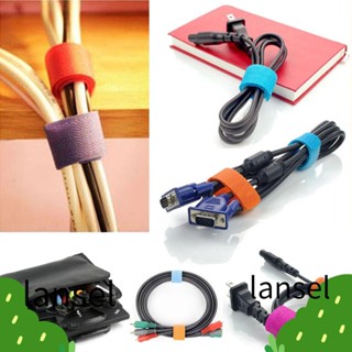 10Pcs Reusable Bobbin Marker Wire Cord Organizer Magic Tape Data Line Holder Cable Winder