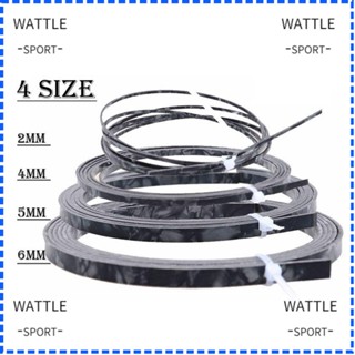 Wattle แถบพลาสติก ABS 2 สี สําหรับทําขอบกีตาร์ เบส อูคูเลเล่ 1 2 ชิ้น