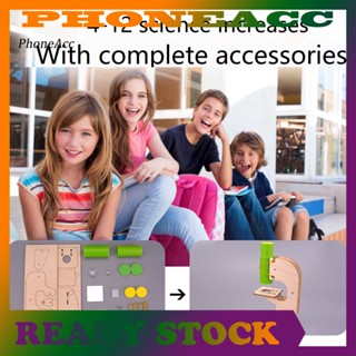 Phoneacc กล้องจุลทรรศน์วิทยาศาสตร์ ติดตั้งง่าย ของเล่นเสริมการเรียนรู้ สําหรับเด็กมัธยมต้น 1 ชุด