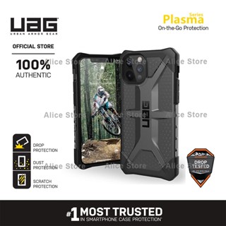 Uag เคสโทรศัพท์มือถือ ลายพลาสม่า สีเทาเข้ม สําหรับ iPhone 12 Pro Max 12 Mini