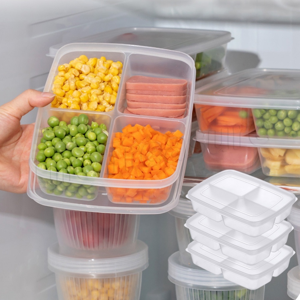 [ Featured ] กล่องถนอมอาหารในตู้เย็น / กล่องปิดผนึก ทนความร้อน / กล่องถนอมเนื้อแช่แข็ง / ถังเก็บผัก ผลไม้ สด