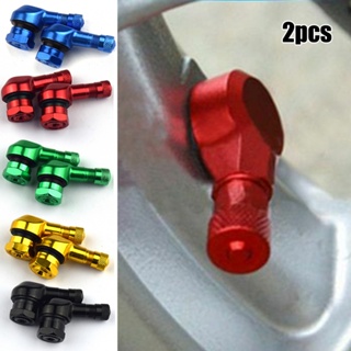 ⚡NEW 8⚡Motorcycle 90 Degree Angle Valve Stems with CNC Aluminum Alloy Material (2PCS)