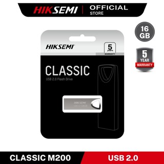 [NEWSEP23 ลด20%] HIKSEMI CLASSIC M200 16 GB FLASH DRIVE USB 2.0 HIGH EXPANDABILITY WARRANTY 5 YEARS