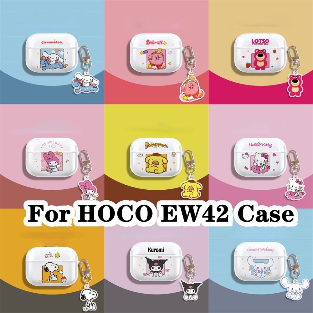 พร้อมส่ง! สําหรับ HOCO. Ew42 เคสใส ลายการ์ตูนคุโรมิ สําหรับ HOCO เคสหูฟัง แบบนิ่ม สําหรับ EW42