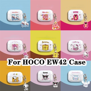  พร้อมส่ง! สําหรับ HOCO. Ew42 เคสใส ลายการ์ตูนคุโรมิ สําหรับ HOCO เคสหูฟัง แบบนิ่ม สําหรับ EW42