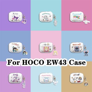  พร้อมส่ง!สําหรับ HOCO. เคสหูฟัง แบบนิ่ม ลายการ์ตูน EW43 สําหรับ HOCO EW43