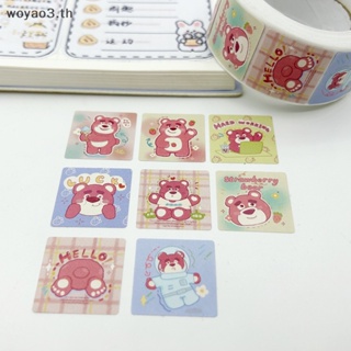 SANRIO [Woyao] ใหม่ สติกเกอร์ ลายการ์ตูนสัตว์น่ารัก สําหรับติดตกแต่ง ของขวัญเด็ก 500 แผ่น ต่อม้วน [TH]