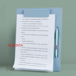 Alisond1 แฟ้มหนัง สําหรับใส่กระดาษโน้ต และแท็บเล็ต