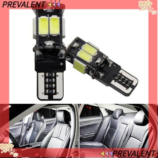 Preva หลอดไฟ LED 12V 5630 5SMD สีขาว สําหรับติดป้ายทะเบียนรถยนต์ 2 ชิ้น