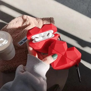 เคสซิลิโคน รูปหัวใจ สําหรับ AirPods Pro Air Pods 3 Pro 2 1