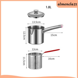 [Almencla] หม้อทอดไฟฟ้า สําหรับทําอาหาร ตั้งแคมป์ ห้องอาหาร ปาร์ตี้ เบเกอรี่