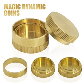 New Dynamic Coins Self Working Moving Traveling Close up Magic Trick Show Toy