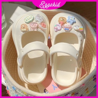 Eggokids store รองเท้าแตะ EVA กันน้ํา กันลื่น น้ําหนักเบา สําหรับเด็กผู้หญิง