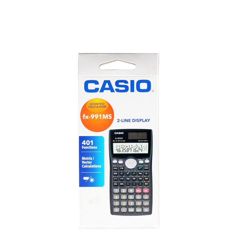 เครื่องคิดเลขวิทยาศาสตร์ Casio FX 991MS สําหรับโรงเรียนและสํานักงาน