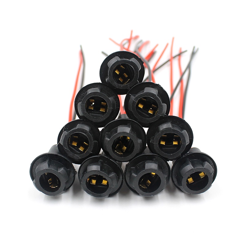 ซ็อกเก็ตโคมไฟ LED T10T15 ฐานกว้าง สําหรับติดป้ายทะเบียนรถยนต์