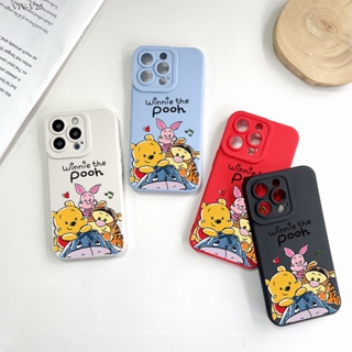 VIVO V25 V25E V23 V23E V20 T1X Pro 5G เคสวีโว่ สำหรับ Winnie The Pooh เคส เคสโทรศัพท์