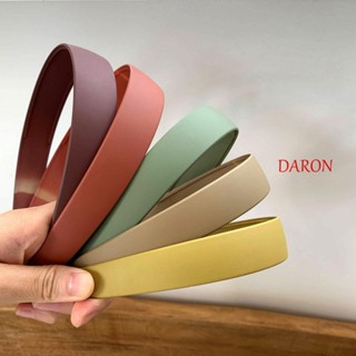 Daron ที่คาดผม ที่คาดผม แฟชั่น พลาสติก เด็กผู้หญิง ที่คาดผม สีพื้น