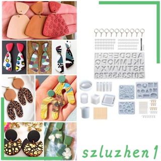 [Szluzhen1] แม่พิมพ์ซิลิโคนเรซิ่น สําหรับทําพวงกุญแจ DIY