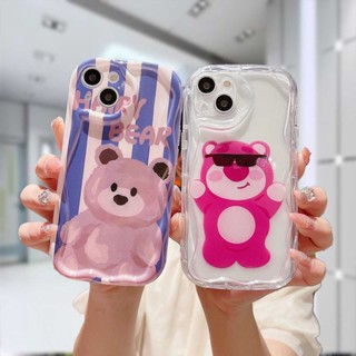 เคสโทรศัพท์มือถือ แบบนิ่ม ลายหมีสตรอเบอร์รี่ 3D ขอบโค้ง สําหรับ Infinix Note 12 PRO 12 Turbo G96 Smart 5 7 4 6 Plus 5PRO Hot 20i 30i 8 9 20 12 30 10 11 Play 8 Lite 9 PRO 11 Plus 10 Lite