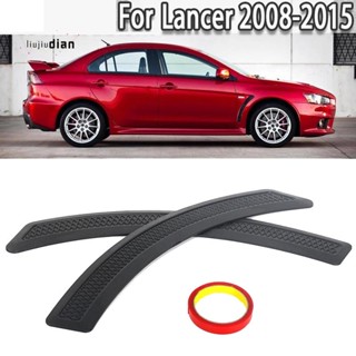 สติกเกอร์ติดบังโคลนหน้ารถยนต์ ด้านข้าง สไตล์ EVO สําหรับ Mitsubishi Lancer 2008-2015 2 ชิ้น