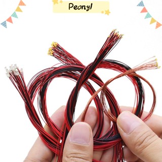 Pdony ไฟแสดงสถานะ LED 0402 แบบมีสาย แฮนด์เมด 20 ซม. อุปกรณ์เสริม สําหรับรถยนต์