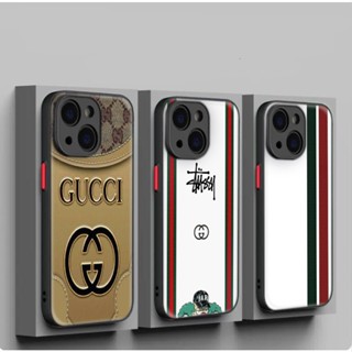 W95 เคสป้องกันโทรศัพท์มือถือ แบบนิ่ม ลายโลโก้ Gucci สําหรับ iPhone SE SE2 SE3 7 8 Plus XR XS Max 11 Pro Max