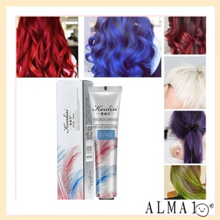 Alma อุปกรณ์ย้อมสีผมแฟชั่น 6 สี 92 กรัม