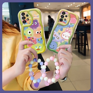 Pendants Love bracelet Phone Case For Samsung Galaxy A73 5G/SM-A736B originality Liquid silicone trend For Girls texture