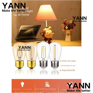 Yann1 หลอดไฟคริสตัล 27 ST45 LED 1W 2W 2700K 2700K แสงสีขาว